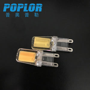 หลอดไฟ LED Poplor G4 2.5W 4W Cob Ac 220V ฐานพลาสติกสำหรับโคมไฟระย้าคริสตัล - Product Image 2