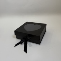 Coffret cadeau best-seller au design sophistiqué, boîte pliée avec ruban, ensemble cadeau, emballage cadeau d'anniversaire, boîte avec couvercle transparent