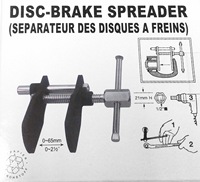 Outils de réparation automobile universels de haute qualité, séparateur de piston de frein à disque en acier au chrome-vanadium, fabriqué à Taïwan, garantie de 3 mois