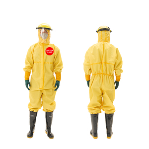 Acid <b>Alkali</b> Resistant Garment Material Chemical Processing Chemical Resistant Coveralls Hazmat Disposable Suits - Product Image 2