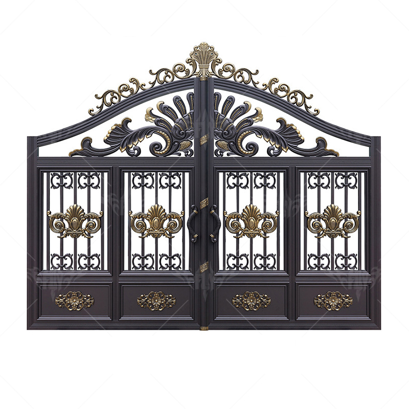 Роскошные красивые жилые высококачественные главные ворота, высококачественные алюминиевые ворота