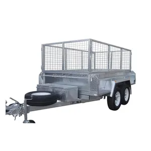 8X5 9X5 10X5 10X6 12X6 Thủy Lực Tipping Trailer Với Cage