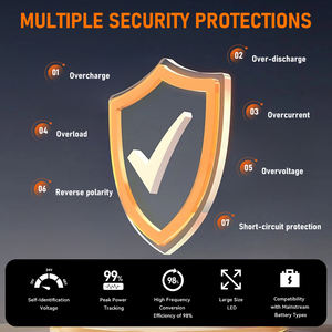 Régulateur de chargeur de <span class=keywords><strong>panneau</strong></span> <span class=keywords><strong>solaire</strong></span> intelligent 24V 12V DC sortie ampoule 10A 20A contrôleur de charge manuel mppt - Product Image 6