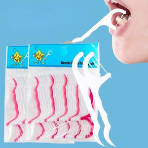 RTS YDM 25 bâtonnets de soie jetables pour nettoyer <span class=keywords><strong>entre</strong></span> les dents brosse hygiène buccale soins - Product Image 3