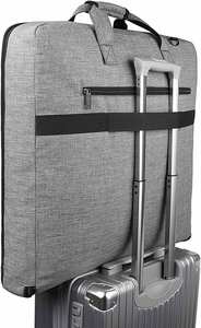 Free Sample Portable Nylon Garment <b>Bag</b> with Zippers <b>20L</b> Foldable Dust-Proof Suit <b>Bag</b> for Hanging Clothes and Travel - Product Image 4