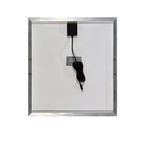 All Black 25W 6V 18V Monocrystalline <b>Solar</b> Panel For Outdoor <b>Lighting</b> Charging <b>System</b> - Product Image 3