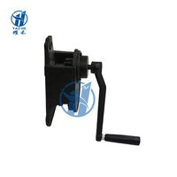 Système de rideaux enrouleurs en bâche PVC/PE pour poulaillers, avec treuil électrique de taille personnalisable, résistant au vent et à la corrosion
