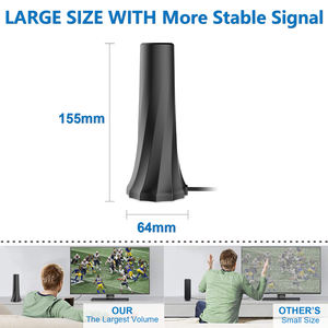 Antena de <span class=keywords><strong>Tv</strong></span> Dvb-T Digital inteligente/interior Hdtv señal fuerte antena Hdtv Digital Uhf Vhf antena Hdtv Digital interior - Product Image 2