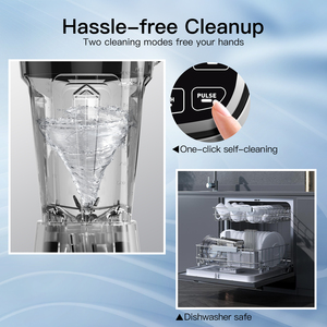 AMZCHEF电动搅拌机研磨机不锈钢刀片果蔬搅拌机研磨机 - Product Image 5