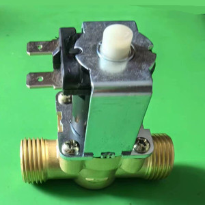 Válvula de Compuerta de Cobre de Rosca Doble Paralela de 1/4 de Pulgada, Normalmente Abierta, Válvula de Entrada - Product Image 2