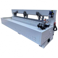 Machine de perçage CNC quatre lignes pour le bois, 2/3/4 broches, pour le perçage de trous de tenons et le fraisage de rainures, pour l'usinage latéral du bois en usine de meubles, avec moteur central