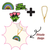 Souvenir cadeau griffe Machine produits accessoires tasse breloques bouteille d'eau décoration pendentif personnalisé verres
