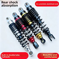 Kit de mise à niveau d'amortisseurs : Amortisseurs hydrauliques à double tube avec embouts en aluminium CNC et amortisseur arrière premium pour Yamaha Majesty 400