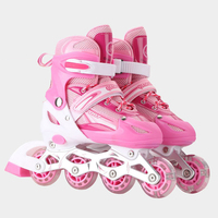 Patins à roulettes universels en PVC pour enfants et adultes, chaussures de glisse rapides, vente en gros