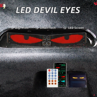 Écran LED programmable intelligent BGZM 16*64 DIY Devil Eyes 12V, écran de remplacement avec garantie de 2 ans pour voitures, état neuf
