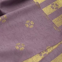 Tissu Jacquard Brocart Floral Doré Anti-Boulochage en Gros, Style Chinois Traditionnel Ming pour Robe Hanfu et Jupe Mamian