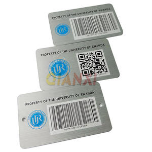 Résistant aux rayures anodisé QR <span class=keywords><strong>Code</strong></span> numéro de série en aluminium UV sérigraphie Offset impression métal Logo plaque étiquettes - Product Image 5
