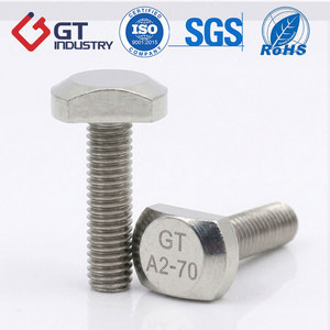 Bullone a Testa a <span class=keywords><strong>T</strong></span> Personalizzato in Acciaio Inox 316/304 DIN188 - Product Image 2