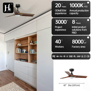 Ventilador de Techo LED de 3 Aspas de Estilo Europeo Moderno, Motor de CC, Sellado de Madera, Control Remoto, Cuerpo de Metal de Cobre, Decoración para el Hogar y el Baño - Product Image 5