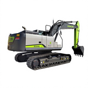 Excavatrice sur chenilles Zoomlion ZE245G, équipement de construction hydraulique vert - Product Image 1