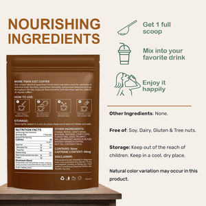 Marque privée Organique Reishi Instantané Champignon & Crinière de Lion Extrait de Café Poudre Supplément à Base de Plantes pour Adultes Boost Brain Power - Product Image 2