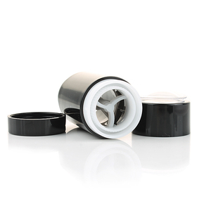 Glossy Matte Black Empty Hair Wax <strong>Container</strong> Bottom Filled Round AS Plastic Twist up Deodorant Stick <strong>Container</strong> 15g 30g 50g 75g - Product Image 4