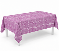 Nappe jetable classique multi-tailles en plastique imprimée en héliogravure, résistante à l'huile, style tendance, protection anti-poussière