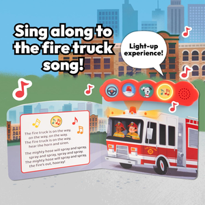Libro Sonoro Interattivo a Tema <span class=keywords><strong>Camion</strong></span> <span class=keywords><strong>dei</strong></span> <span class=keywords><strong>Pompieri</strong></span> con Luci e Musica, Giocattolo Educativo per Bambini e Prescolare - Product Image 4