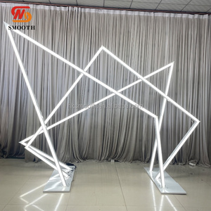 Durable Easy Install Iron Arch Aisle Entrance for Wedding Ceremony Custom Wedding <b>Backdrop</b> <b>Stand</b> for Event Stage Decor - Product Image 5