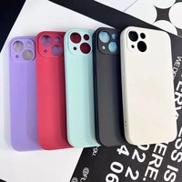 Coque de téléphone personnalisée en TPU couleur macaron pour iPhone 17 Air 17 Pro Max 16 15 14 Plus 13 12, protection antichoc au toucher doux