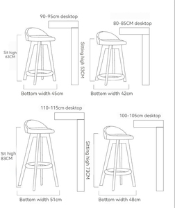 Muebles Desmontables Económicos, <span class=keywords><strong>Taburete</strong></span> Giratorio de <span class=keywords><strong>Madera</strong></span> Moderno para <span class=keywords><strong>Cocina</strong></span>, Isla de <span class=keywords><strong>Cocina</strong></span>, Cafetería - Product Image 5