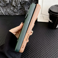 Étui de luxe antichoc en cuir PU texturé effet cowboy pour iPhone 17 Pro Max, 17 Air, 17, 16, 15, 14, 13
