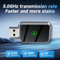Adaptor Wireless CarPlay Android Auto Portabel USB KYERE KY-4193S untuk Apple iPhone, Mengubah Dongle Kabel Menjadi Nirkabel, Bersertifikasi CE FCC ROHS