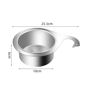 Latest Popular Design Modern Multi-Functional Remote Control Kitchen <b>Sink</b> Drain Basket Vegetable Fruit <b>Storage</b> Filter White - Product Image 4