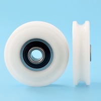 Rouleau en UHMWPE, nylon, POM, acétal, sur mesure, haute dureté, avec roulement, OEM, résistant à l'usure, roue de poulie