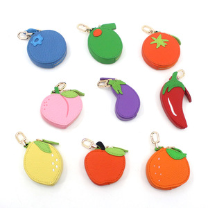 Porte-clés et porte-monnaie personnalisé en forme de fruit ou de légume avec fermeture éclair, breloque de sac à <span class=keywords><strong>main</strong></span> - Product Image 2