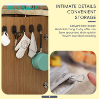 Subbank sarung tangan BBQ dapur tahan panas sublimasi cetak Transfer termal sarung tangan memasak koki 100% katun Linen sarung tangan Oven
