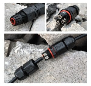 IP68 2 Pin thông tư kết nối không thấm nước không thấm nước điện Dây cáp nối phụ kiện - Product Image 2