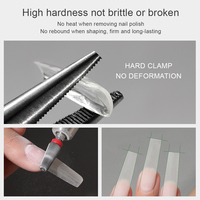 Ongle professionnel de dureté de diamant pour Gel de constructeur pour Salon bricolage cristal clair pas de source de lampe à LED sans bulles de jaunissement faite