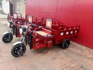 รถสามล้อไฟฟ้าจีนแบบเปิดประทุนสำหรับผู้ใหญ่  มอเตอร์ 60V 1000W สำหรับบรรทุกสินค้าและผู้โดยสาร รับน้ำหนักได้ 800 กก. - Product Image 4