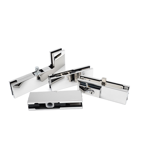 Set Kombo perangkat keras kaca arsitektur, sistem fiting tambalan pintu tanpa bingkai dan pegas lantai untuk aksesori pintu ayun - Product Image 6