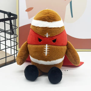 Schwarz Heroes of the Game 7.5 Figurine <span class=keywords><strong>de</strong></span> football en peluche, <span class=keywords><strong>image</strong></span> <span class=keywords><strong>de</strong></span> dessin animé, jouets en peluche, compagnons chaleureux, jouets en peluche, cadeaux d'anniversaire pour les fans - Product Image 4