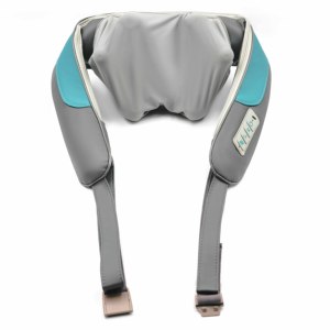 Masajeador de cuello y hombros mejorado, masajeador de espalda Shiatsu inalámbrico para cuello, hombro, masajeador de cuello inteligente - Product Image 1