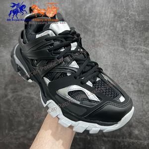 Chaussures de sport de course de qualité supérieure Track 3.0 pour hommes, chaussures de luxe en cuir véritable, style marche, baskets de créateur, chaussures de papa - Product Image 2