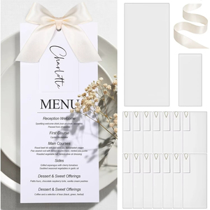 Menus de dîner de mariage personnalisés élégants en papier calligraphié doré avec impression numérique pour mariages et réceptions - Product Image 5