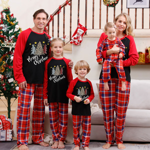 Vente chaude Famille Pyjamas De <span class=keywords><strong>Noël</strong></span> Tenues Ensembles Femmes À Manches Longues Imprimer <span class=keywords><strong>Noël</strong></span> Pjs Correspondant - Product Image 5