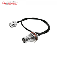 Connecteurs RF à sertir pigtail 50 ohms BNC mâle vers BNC femelle à montage sur panneau avec câble coaxial RG174 – Approvisionnement direct usine