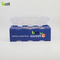 Boîtes d'emballage alimentaire en polypropylène recyclable, personnalisables, robustes, en carton alvéolé, de qualité alimentaire, pour fruits - Étanches, antichoc, pour produits frais