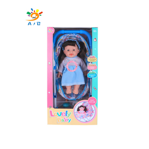 Muñeca <span class=keywords><strong>Reborn</strong></span> AJB de 13 Pulgadas para Niñas, Bebé Recién Nacido, Carrito, Cuerpo Completo Sólido de Silicona de 13 Pulgadas, Biberón, Juguete de Moda para Casa de Muñecas - Product Image 4