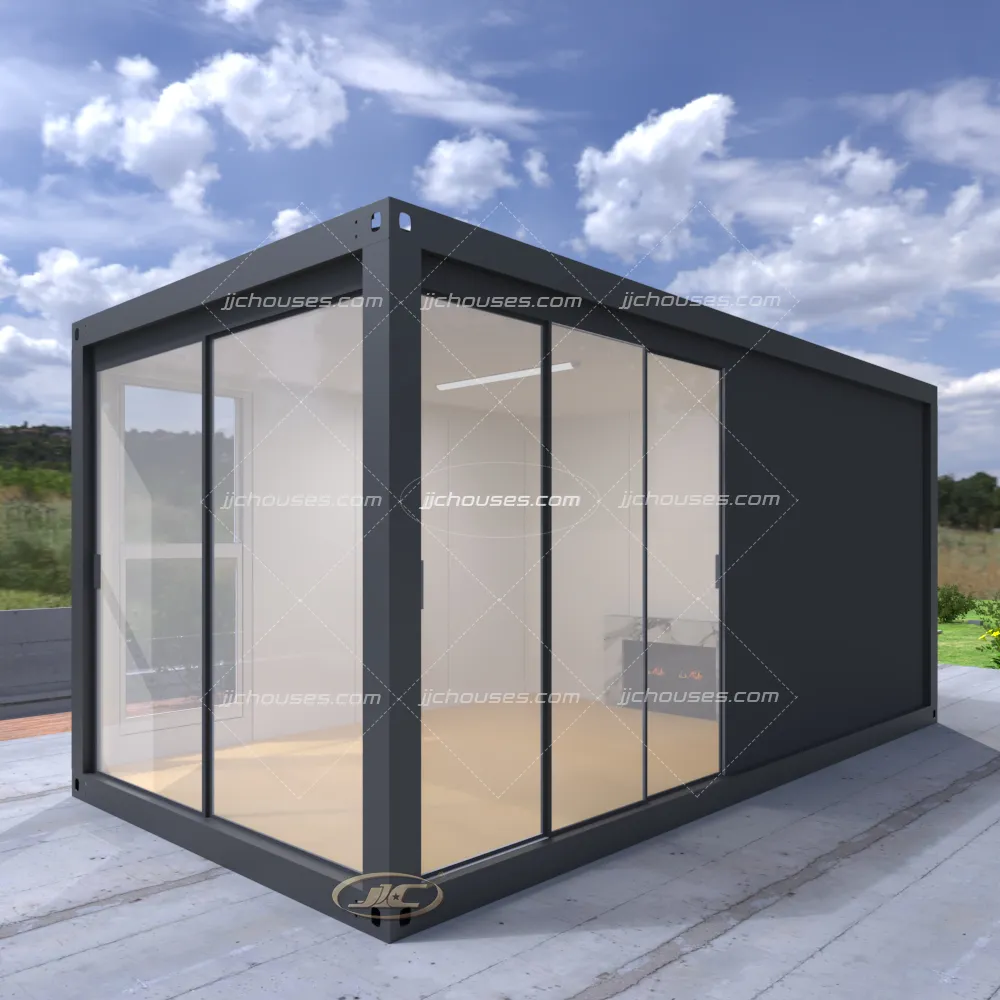 Luxury Prefabricated Container movable charm villa,high quality light steel frame home,new big villa